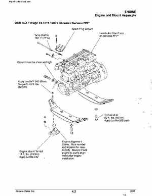 2000 Polaris Virage TX, SLX, Pro 1200, Genesis, Genesis FFI Personal Watercraft Service Manual, Page 116