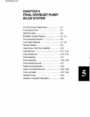2000 Polaris Virage TX, SLX, Pro 1200, Genesis, Genesis FFI Personal Watercraft Service Manual, Page 166