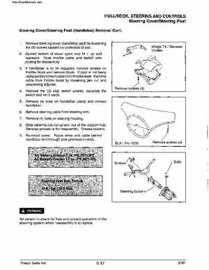 2000 Polaris Virage TX, SLX, Pro 1200, Genesis, Genesis FFI Personal Watercraft Service Manual, Page 214