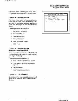 2000 Polaris Virage TX, SLX, Pro 1200, Genesis, Genesis FFI Personal Watercraft Service Manual, Page 304