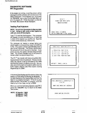 2000 Polaris Virage TX, SLX, Pro 1200, Genesis, Genesis FFI Personal Watercraft Service Manual, Page 309