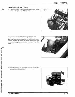 2001 Polaris SLH, Virage PWC Factory Service Manual, Page 77