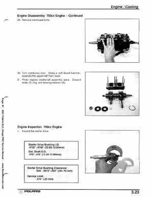 2001 Polaris SLH, Virage PWC Factory Service Manual, Page 87