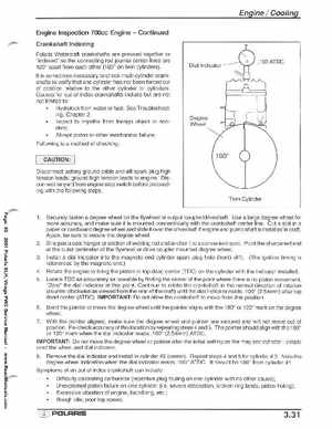 2001 Polaris SLH, Virage PWC Factory Service Manual, Page 95