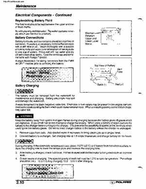 2001 Polaris SLX, PRO 1200, Virage TX, Genesis, Virage TXi, Genesis i Personal Watercraft Service Manual, Page 43