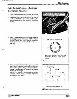 2001 Polaris SLX, PRO 1200, Virage TX, Genesis, Virage TXi, Genesis i Personal Watercraft Service Manual, Page 68