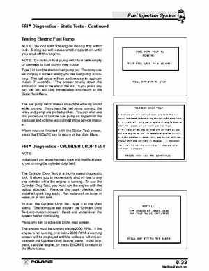 2002 Polaris Freedom, Virage, Genesis PWC Service Manual, Page 327