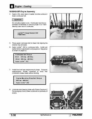 2003 Polaris MSX 140 Personal Watercraft Service Manual, Page 73