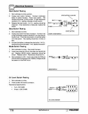 2003 Polaris MSX 140 Personal Watercraft Service Manual, Page 168
