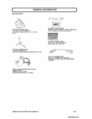 2004 Poalaris MSX110, MSX150 PWC Original Service Manual, Page 16