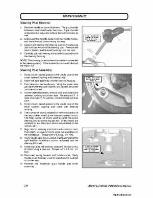 2004 Poalaris MSX110, MSX150 PWC Original Service Manual, Page 23