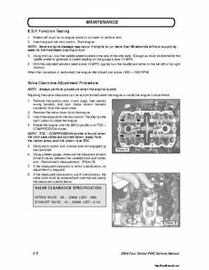 2004 Poalaris MSX110, MSX150 PWC Original Service Manual, Page 25