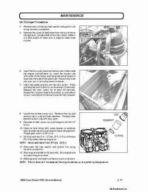 2004 Poalaris MSX110, MSX150 PWC Original Service Manual, Page 28