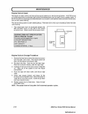 2004 Poalaris MSX110, MSX150 PWC Original Service Manual, Page 29