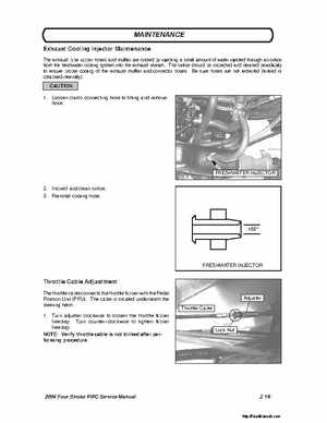 2004 Poalaris MSX110, MSX150 PWC Original Service Manual, Page 36