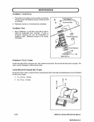 2004 Poalaris MSX110, MSX150 PWC Original Service Manual, Page 41