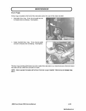 2004 Poalaris MSX110, MSX150 PWC Original Service Manual, Page 42