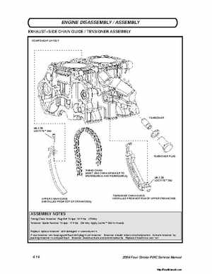 2004 Poalaris MSX110, MSX150 PWC Original Service Manual, Page 69