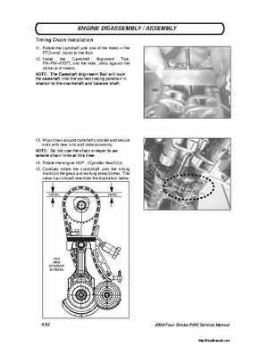 2004 Poalaris MSX110, MSX150 PWC Original Service Manual, Page 107
