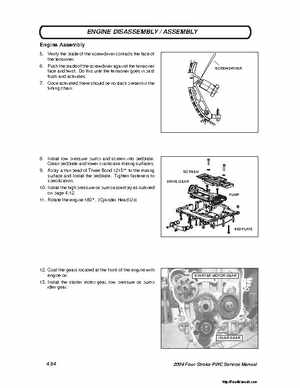 2004 Poalaris MSX110, MSX150 PWC Original Service Manual, Page 109