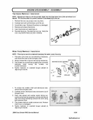 2004 Poalaris MSX110, MSX150 PWC Original Service Manual, Page 114