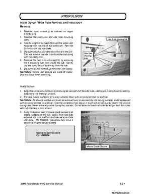 2004 Poalaris MSX110, MSX150 PWC Original Service Manual, Page 190