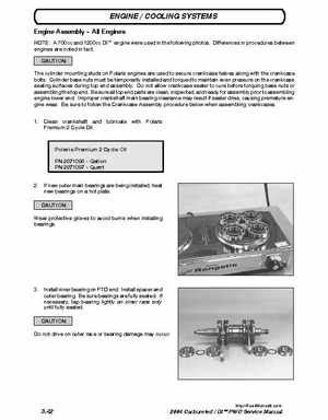 2004 Polaris Freedom, Virage, Genesis and MSX-140 Service Manual., Page 97