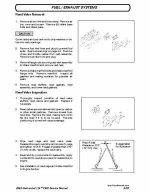 2004 Polaris Freedom, Virage, Genesis and MSX-140 Service Manual., Page 156