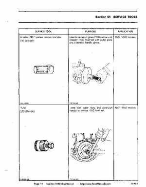 Bombardier SeaDoo 1989 factory shop manual, Page 13