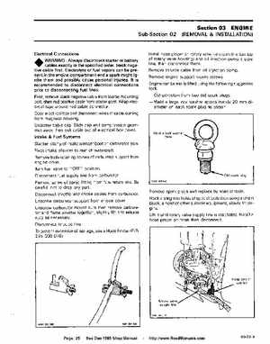 Bombardier SeaDoo 1989 factory shop manual, Page 25