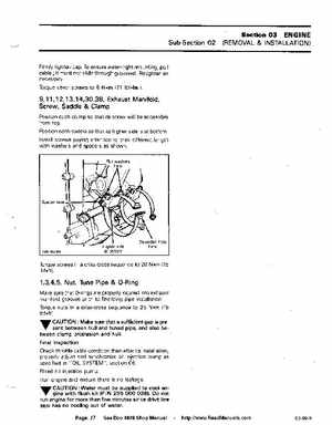 Bombardier SeaDoo 1989 factory shop manual, Page 27