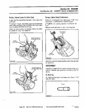 Bombardier SeaDoo 1989 factory shop manual, Page 58