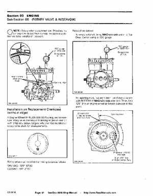 Bombardier SeaDoo 1989 factory shop manual, Page 61