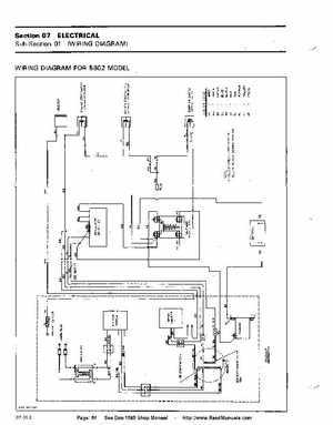 Bombardier SeaDoo 1989 factory shop manual, Page 84