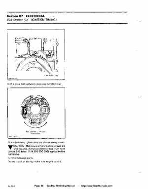 Bombardier SeaDoo 1989 factory shop manual, Page 88