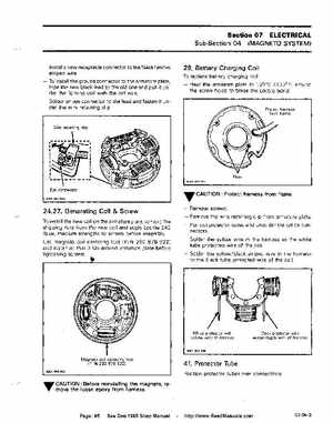 Bombardier SeaDoo 1989 factory shop manual, Page 98