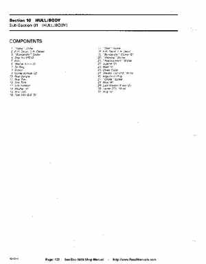 Bombardier SeaDoo 1989 factory shop manual, Page 139