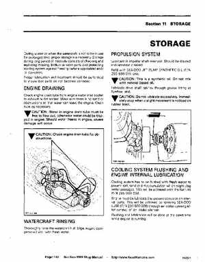 Bombardier SeaDoo 1989 factory shop manual, Page 142
