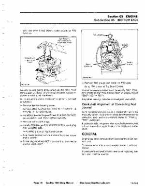 Bombardier SeaDoo 1990 factory shop manual, Page 49