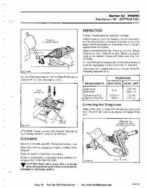 Bombardier SeaDoo 1990 factory shop manual, Page 51