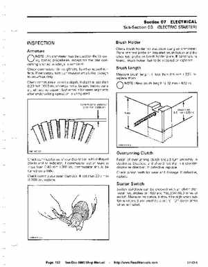 Bombardier SeaDoo 1990 factory shop manual, Page 103