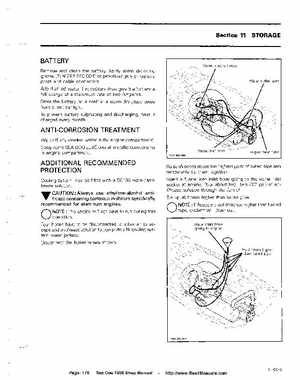 Bombardier SeaDoo 1990 factory shop manual, Page 176