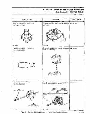 Bombardier SeaDoo 1992 factory shop manual, Page 25