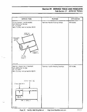 Bombardier SeaDoo 1992 factory shop manual, Page 29