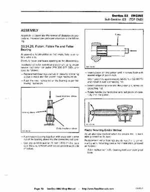 Bombardier SeaDoo 1992 factory shop manual, Page 58