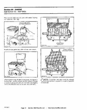 Bombardier SeaDoo 1992 factory shop manual, Page 61