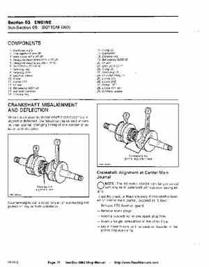Bombardier SeaDoo 1992 factory shop manual, Page 71