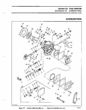 Bombardier SeaDoo 1992 factory shop manual, Page 107