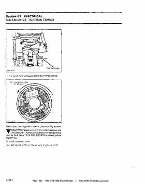Bombardier SeaDoo 1992 factory shop manual, Page 135