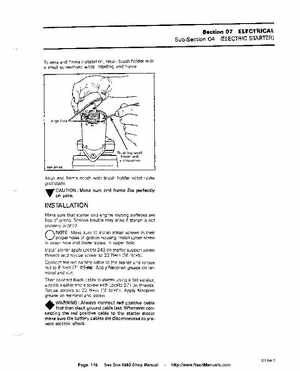 Bombardier SeaDoo 1992 factory shop manual, Page 148
